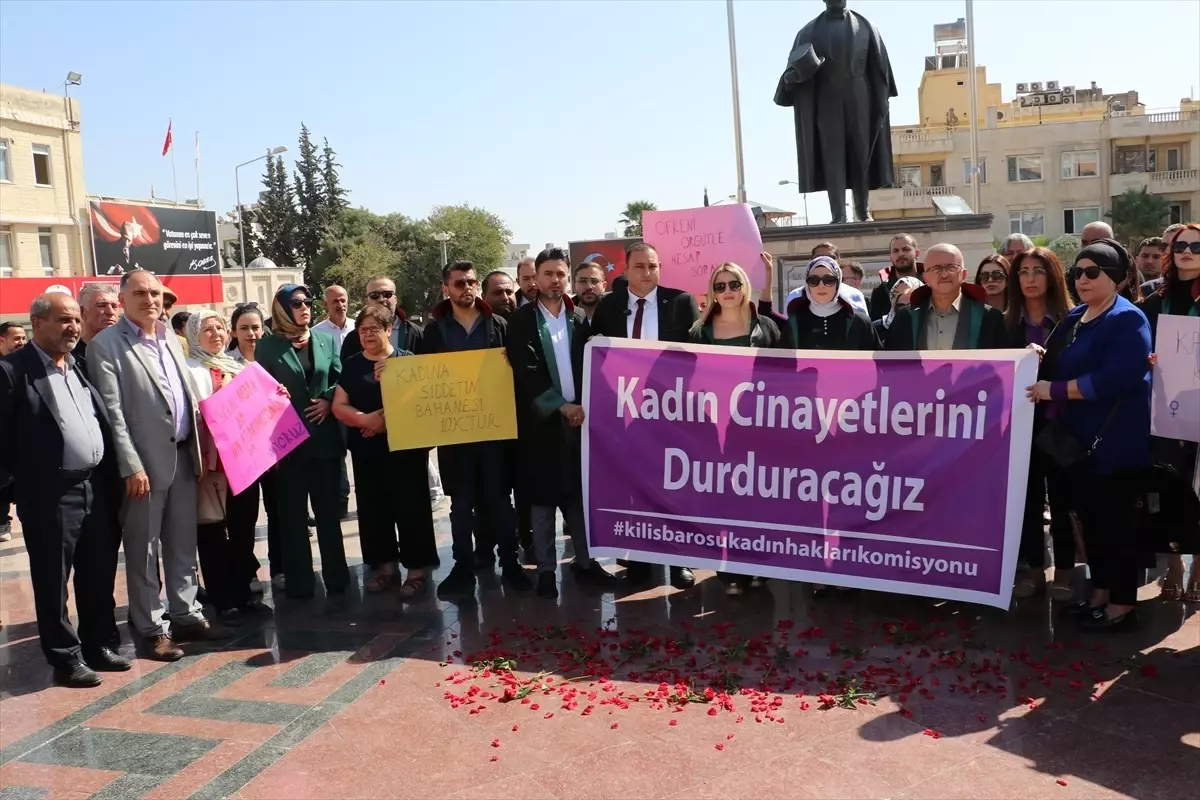 Kilis’te Avukatlar Kadın Cinayetlerine Tepki Gösterdi